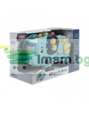 Образователен слон сортер пъзел, манипулационна дъска, блокчета, чук